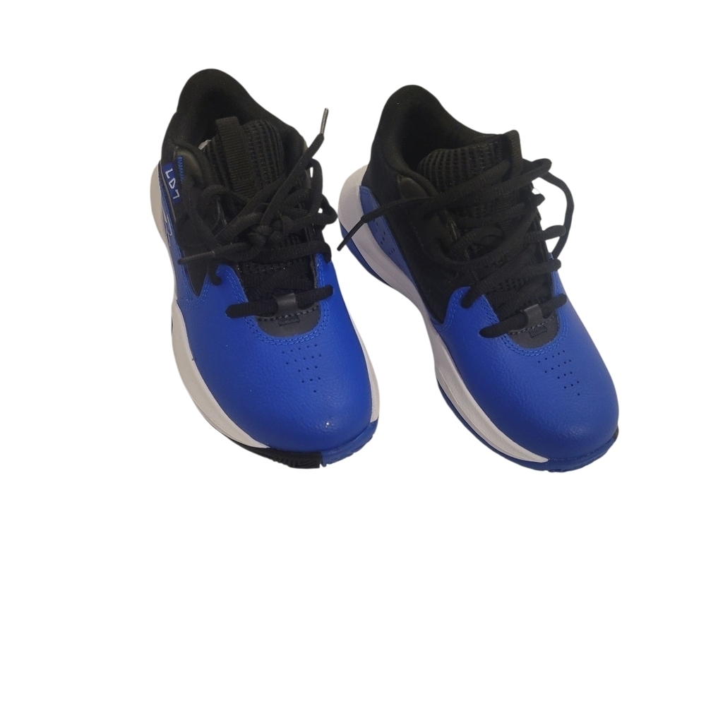 Under Armour Kids' Black and Blue Sneakers - Picture 2 of 6